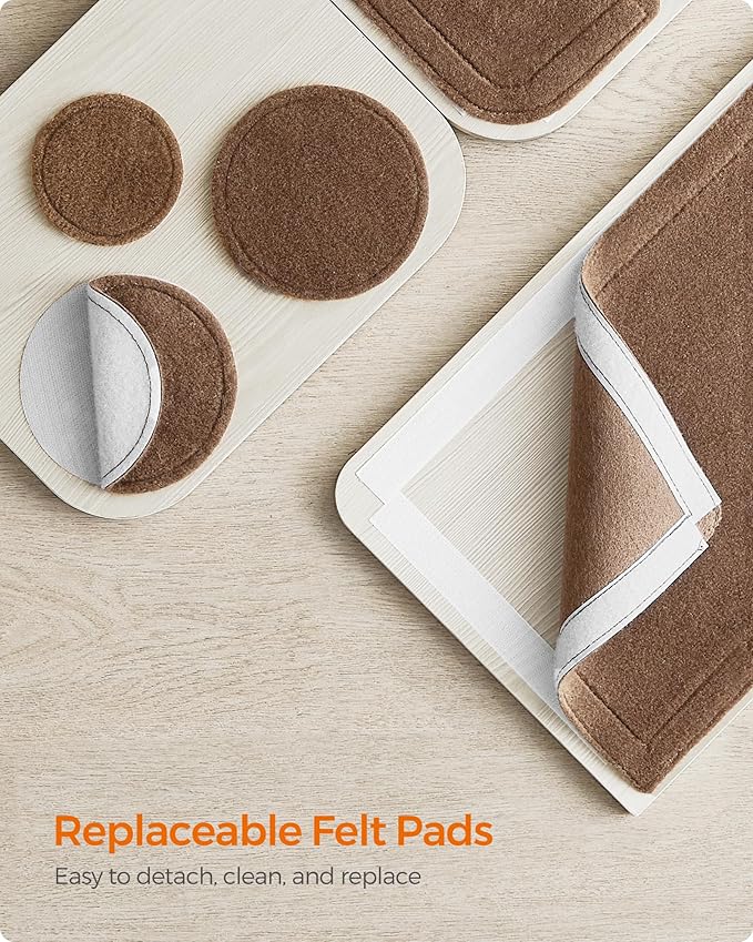 Feandrea Clickat Collection - No.004 Cat Stairs, Wall-Mounted Cat Ladder with Shelves, Self Groomer, Extremely Quick Assembly, Unlimited Expandability, Replaceable Washable Felt Pads