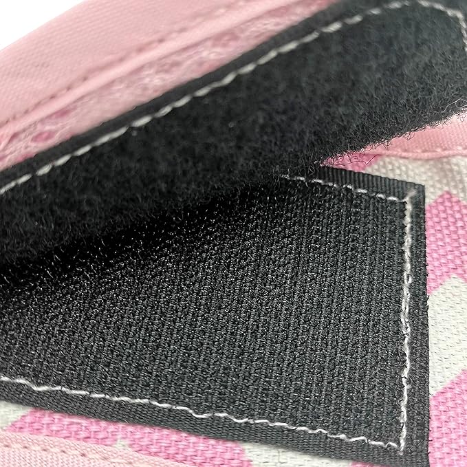 Cat Harness and Leash for Walking Escape Proof, Adjustable Cat Vest Harness, Padded Stylish Cat Walking Jackets, Pink Plaid, Medium